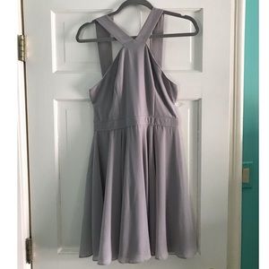 LULUS GRAY DRESS